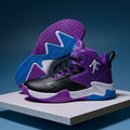 Kids Basketball Shoes Breathable Non Slip Lace Up Training Sneakers