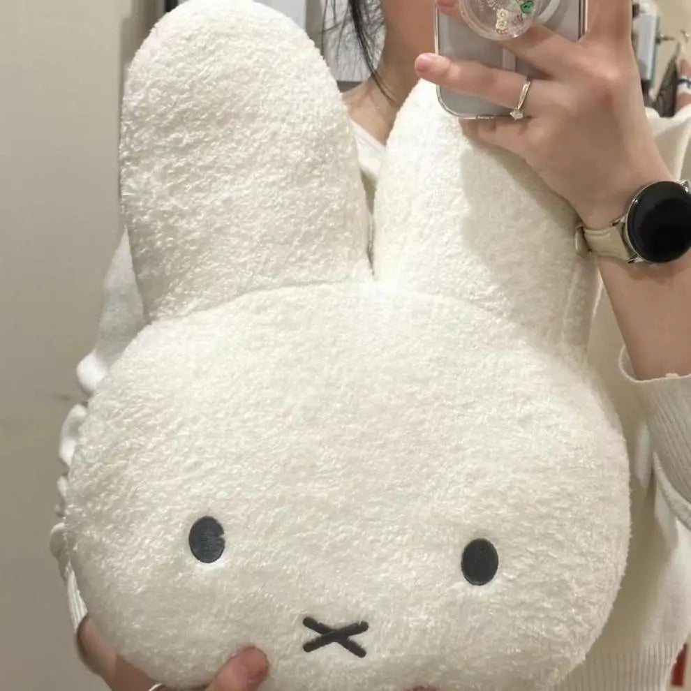 Miffy Black eyes Cute Doll Plush Toy Kawaii Bed Pillow