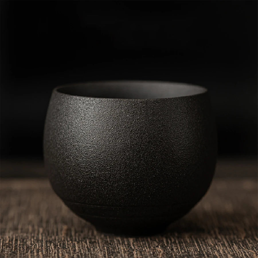 Stoneware Tea Cup 80ml Handmade Kung Fu Tea Single Cup