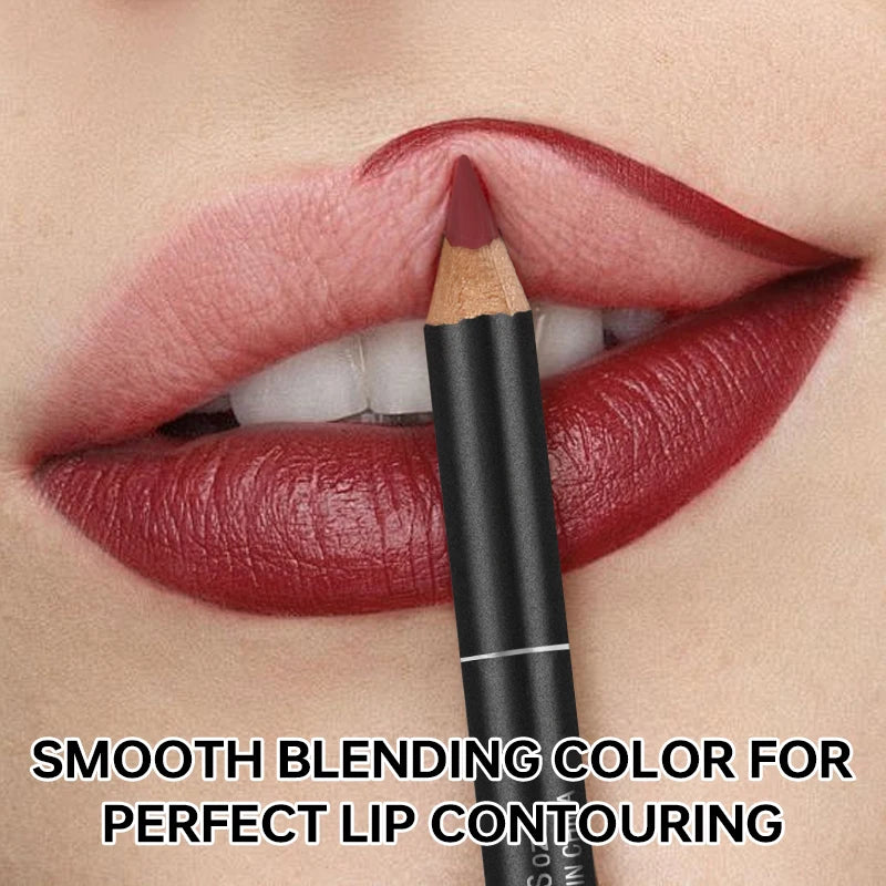 Matte Lip Liner Pencil – Long-Lasting Waterproof Lip Contour for Perfect Full Lips