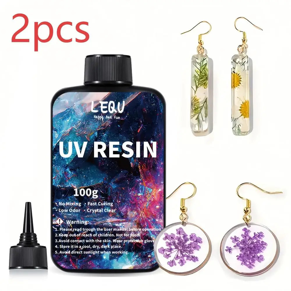 Clear UV Resin for Jewelry Making – Fast Cure Crystal Epoxy Resin
