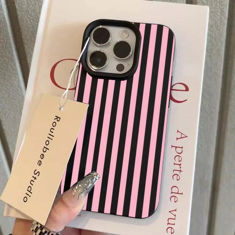 Striped Minimalist Colorful Phone Case iPhone Case