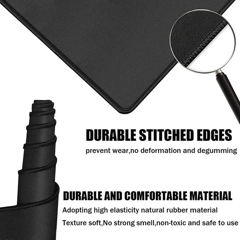 Large Minimalist Desk Mat 900x400 Non Slip Rubber Mouse Pad for Laptop Office Gaming