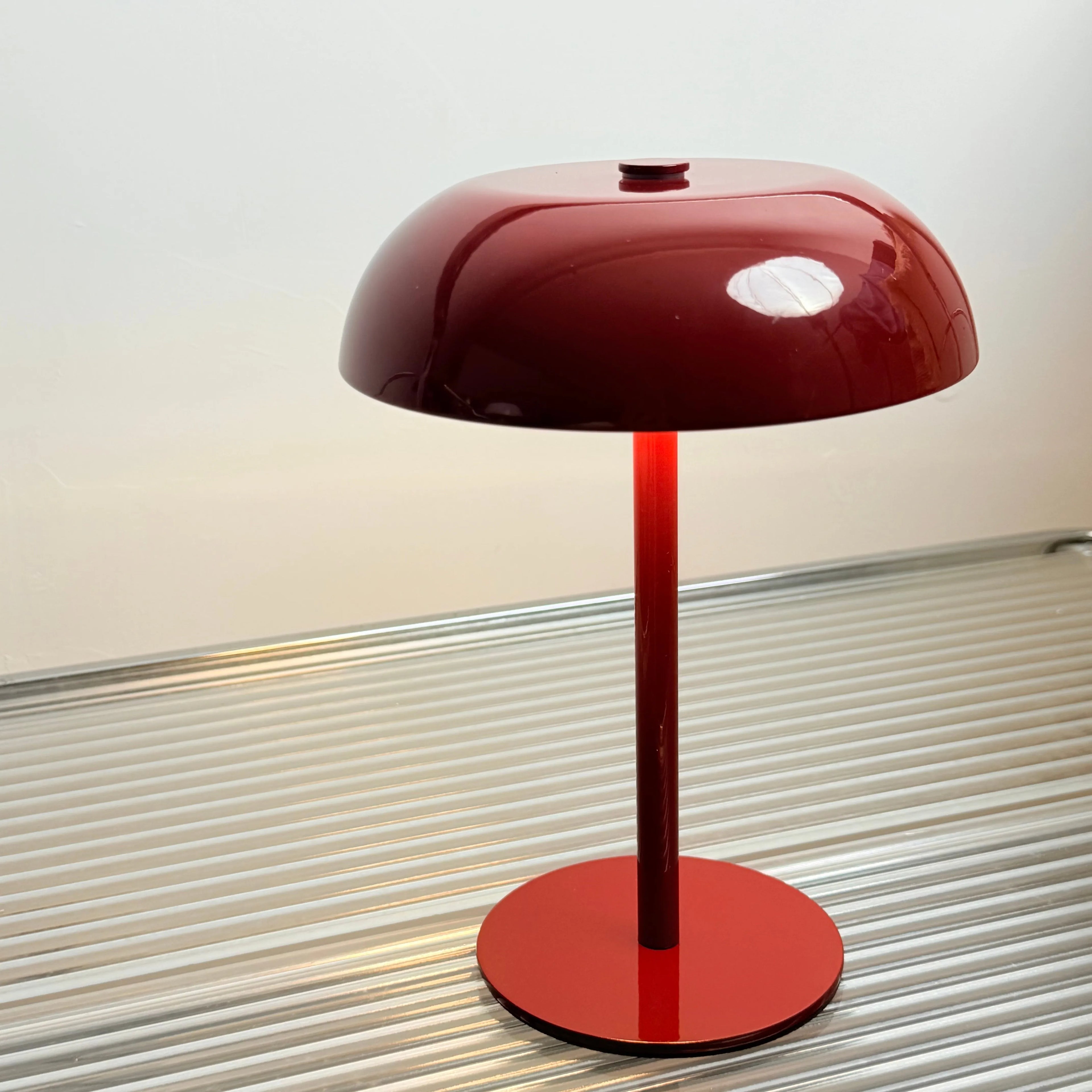Cordless Touch Table Lamp 3 Color Dimmable LED Rechargeable Bedside Light