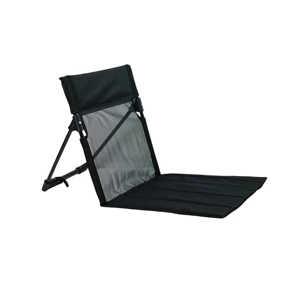 Foldable Camping Floor Chair Oxford Cloth Backrest Cushion