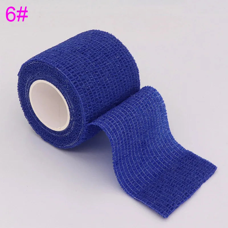 Colored Self Adhesive Elastic Sports Wrap Tape 18 Colors Athletic Support Bandage Knee Finger Ankle Protection