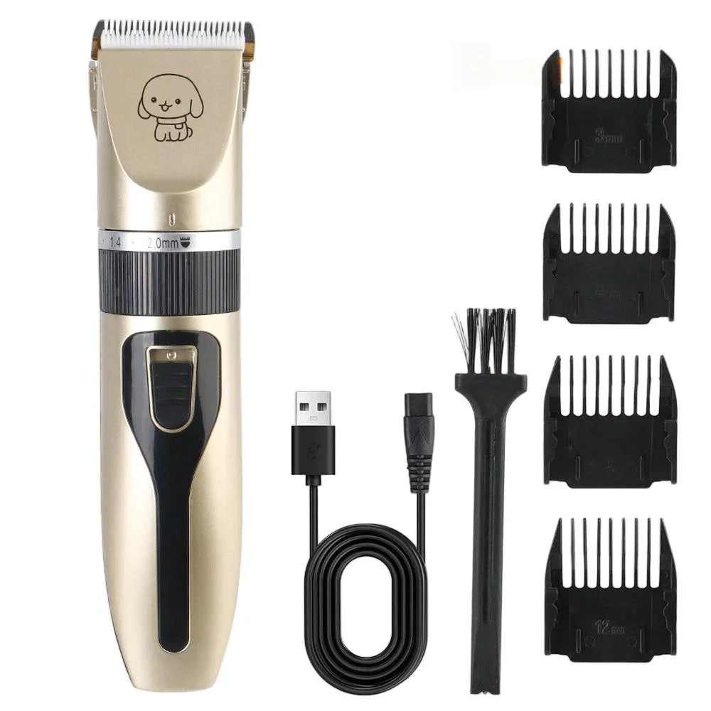Dog & Cat Grooming Clipper – Electric Pet Hair Trimmer with Adjustable Length