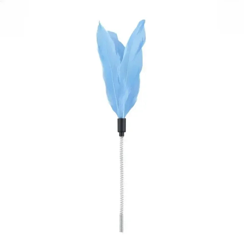Four Layer Cat Rotating Ball Tower Toy with Feather Stick
