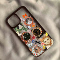 Colorful Cat Clear Anti Drop iPhone Case