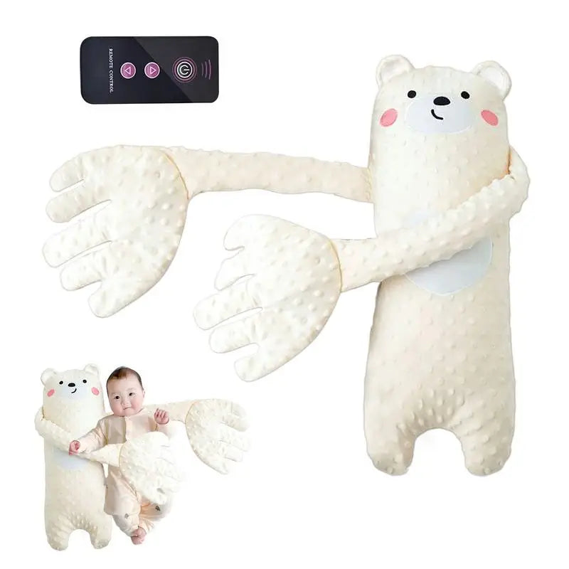 Remote Control Baby Sleep Toy Plush Bear Soothing Comfort Pillow