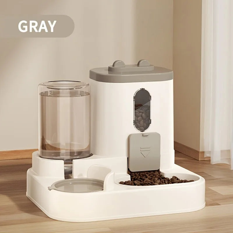 Automatic Pet Food and Water Dispenser – 2-in-1 Feeding Station for Cats and Dogs