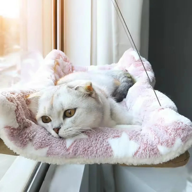 Cat Window Hammock Bed Suction Cup Space Saving Hanging Pet Bed