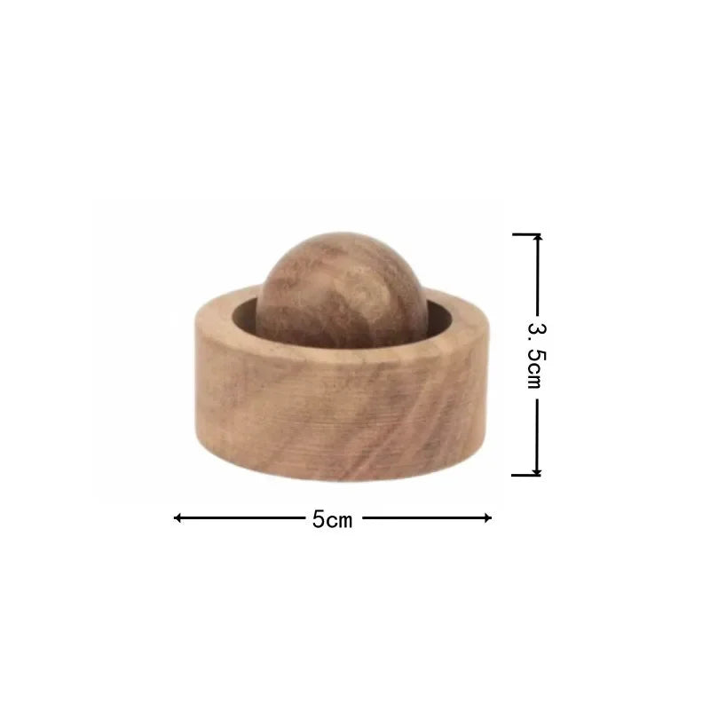 Solid Wood Essential Oil Diffuser Ball Aromatherapy Home Odor Eliminator