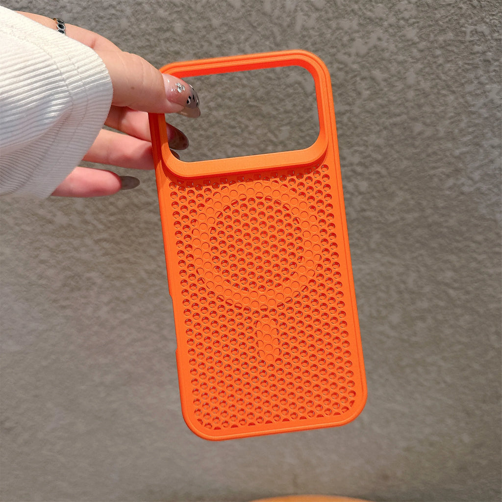 Breathable Mesh Heat Dissipation Magnetic iPhone Case
