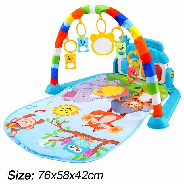Baby Music Play Gym Piano Activity Mat for Newborns 0 to 36 Months