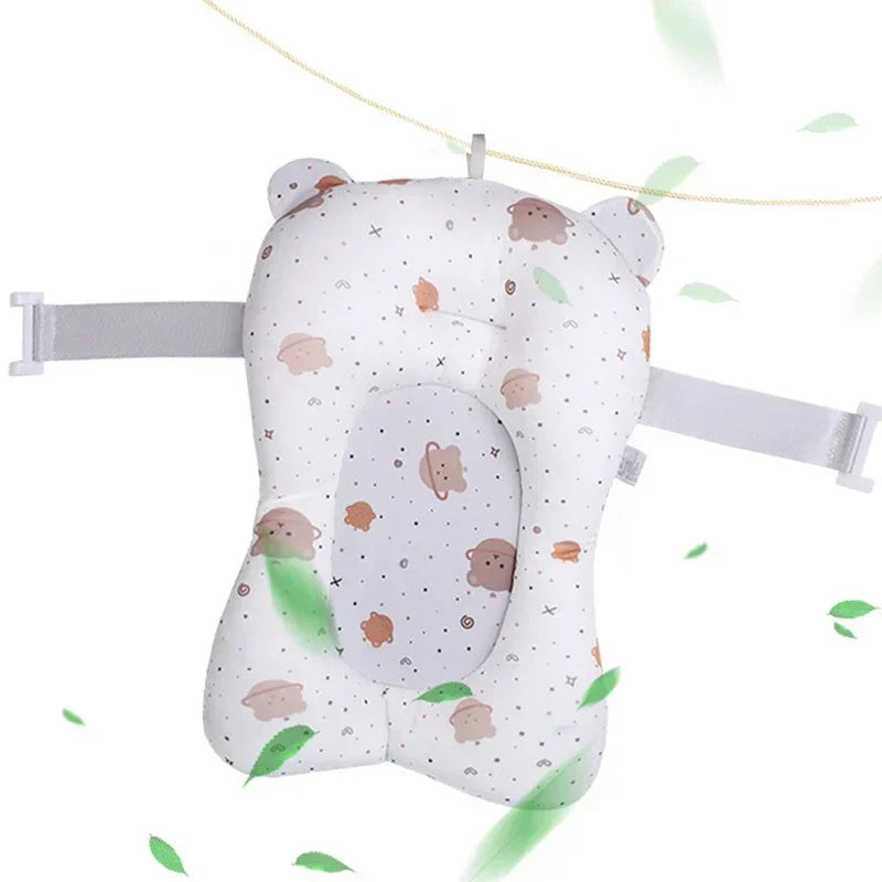 Baby Bath Support Cushion Non Slip Newborn Bathtub Pad Soft Comfort