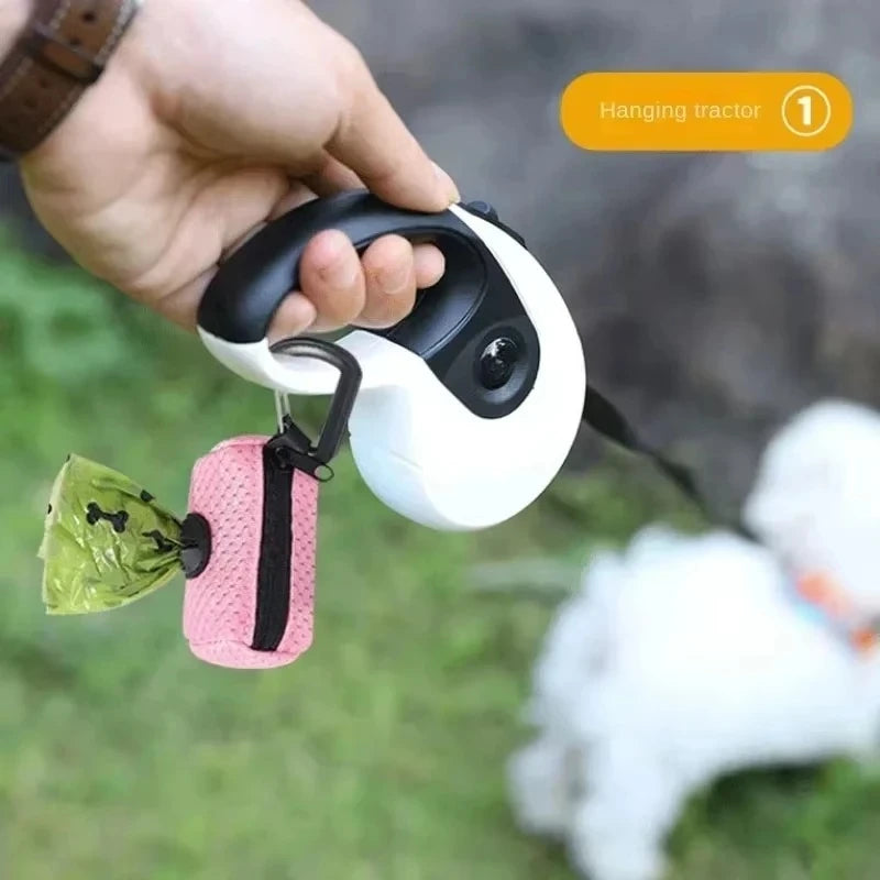 Portable Dog Waste Bag Dispenser – Clip-On Holder for Walking and Outdoor Use