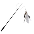 1.8m Telescopic Cat Feather Teaser Wand