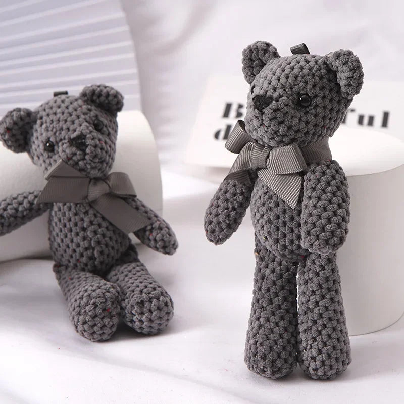 16cm Pineapple Bear Plush Keychain Mini Teddy Bear Gift