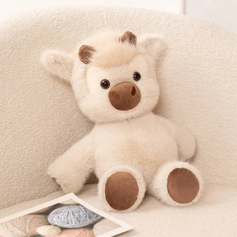 45cm Highland Cow Plush Toy Cute Soft Stuffed Animal Huggable Gift Doll