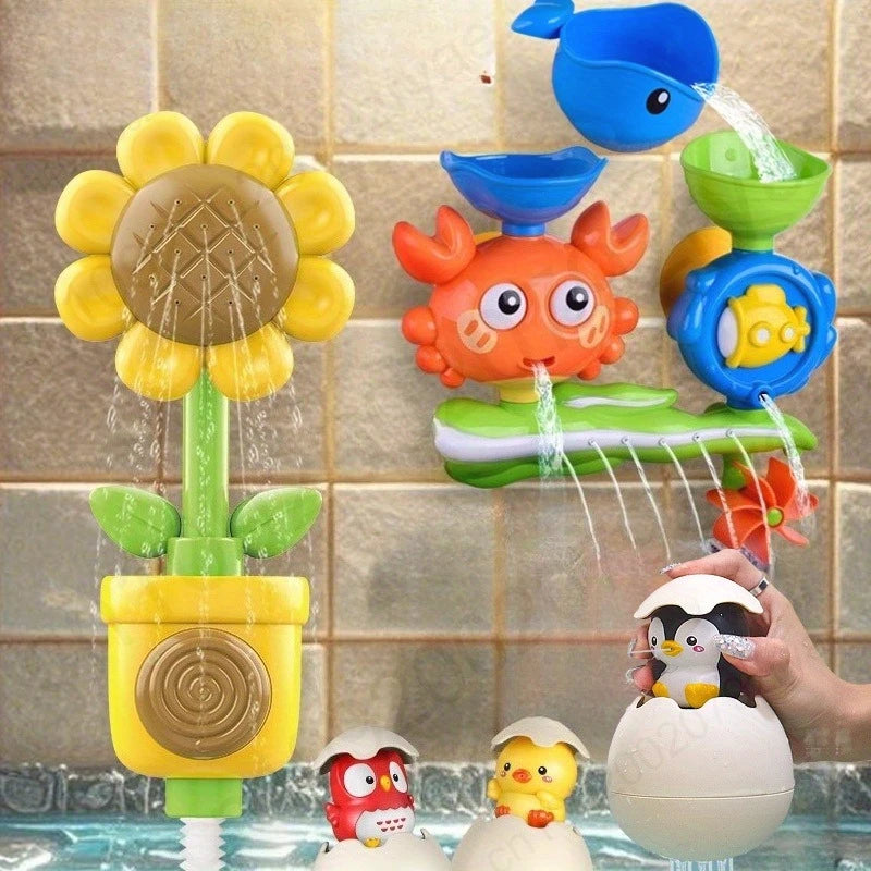 Suction Cup Bath Toy Set for Kids