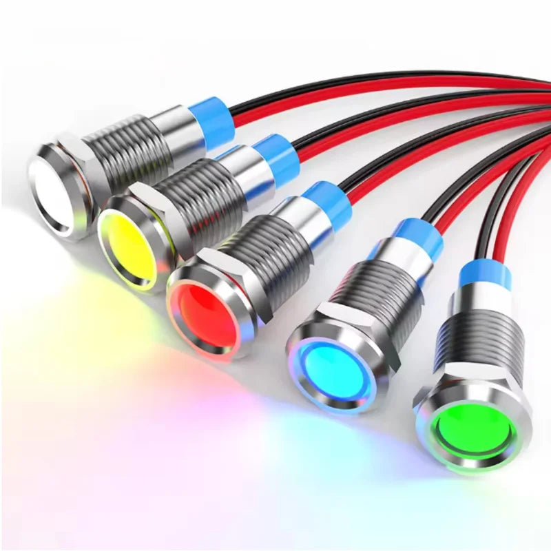 Mini LED Indicator Light 6mm – Waterproof Panel Signal Lamp