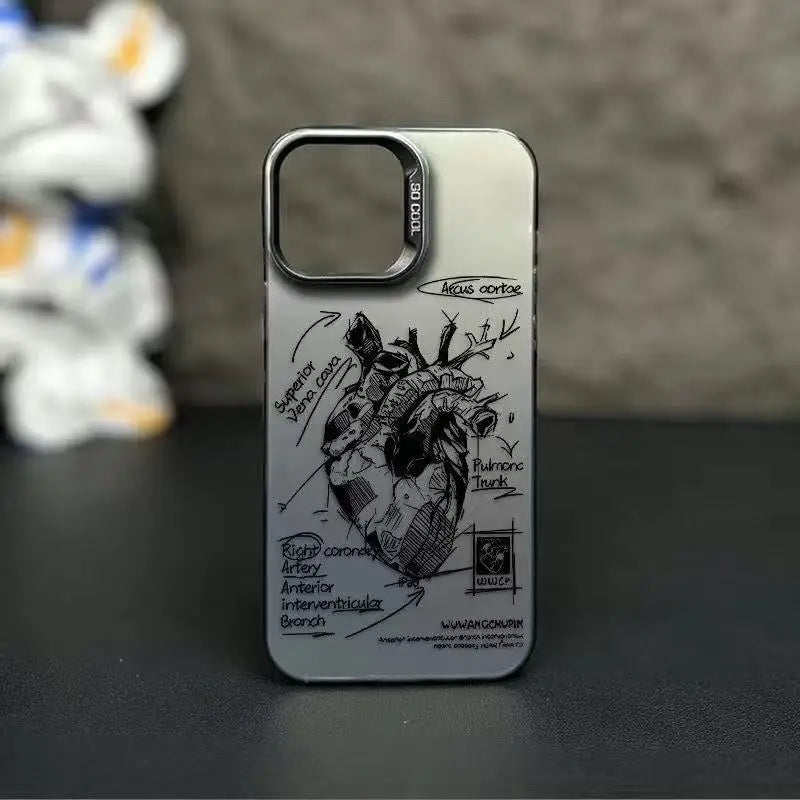 Anatomical Heart Medical Anti Drop iPhone Case