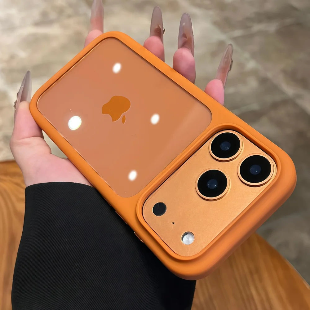 Crystal Clear Touch Button Camera iPhone Case