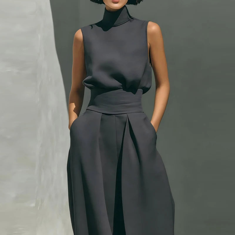 Women 2 Piece Set Wide Leg