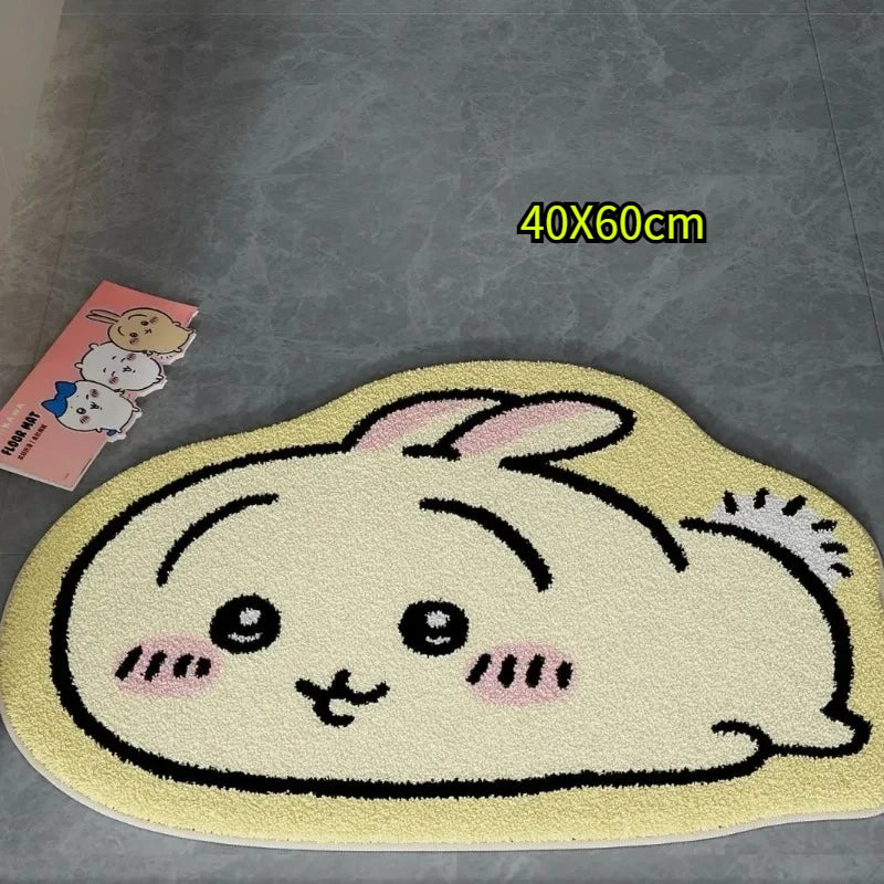 Anime Plush Rug Non Slip Bathroom Floor Mat Cute Room Carpet
