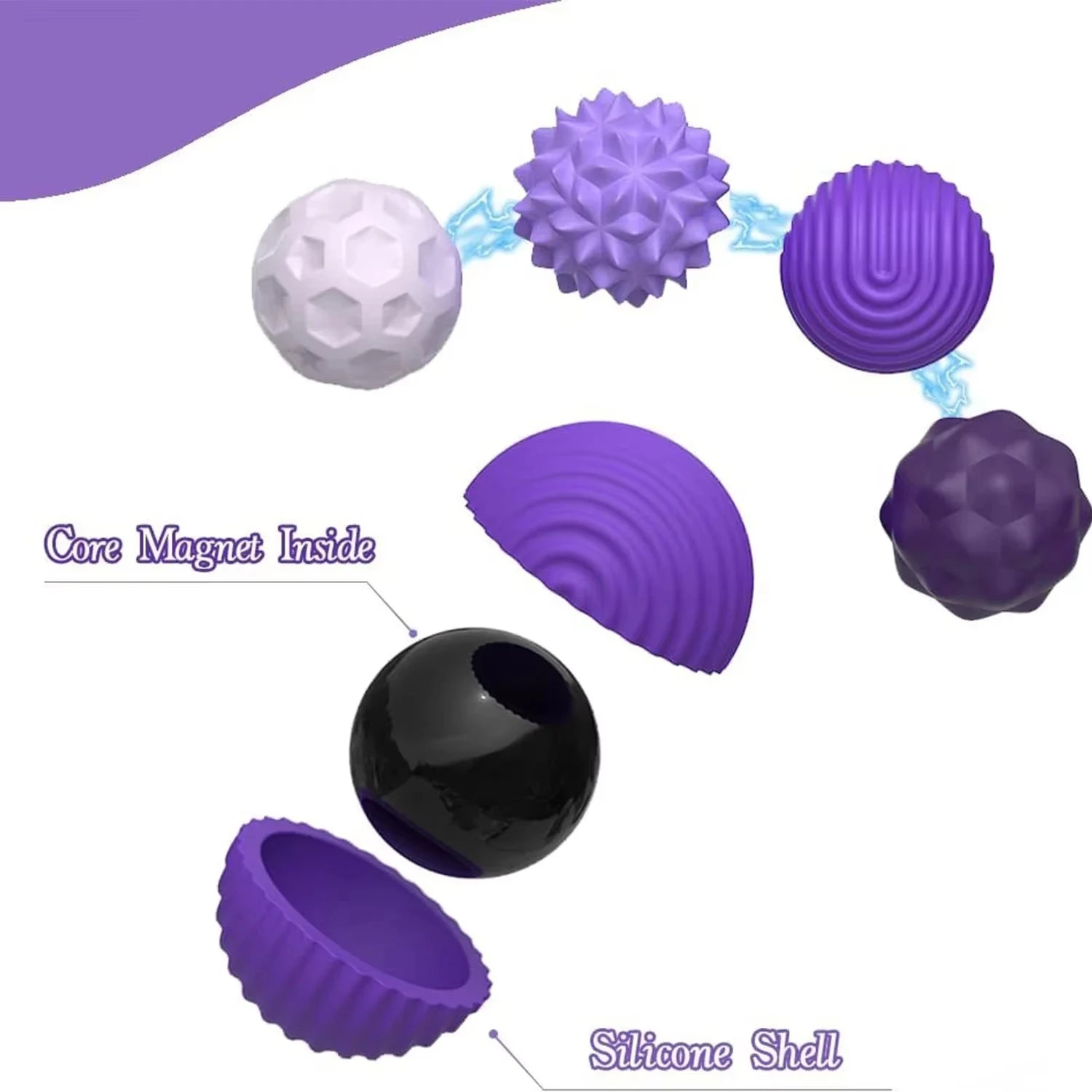 Magnetic Fidget Toy Balls – Anti Stress Sensory ADHD Relief Toy for Kids & Adults