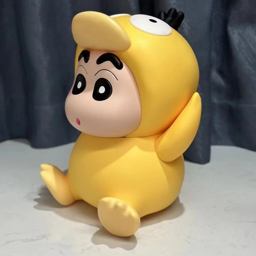 40cm Crayon Shin Chan Figure Dynamic Superman Anime Model Toy Gift Decor