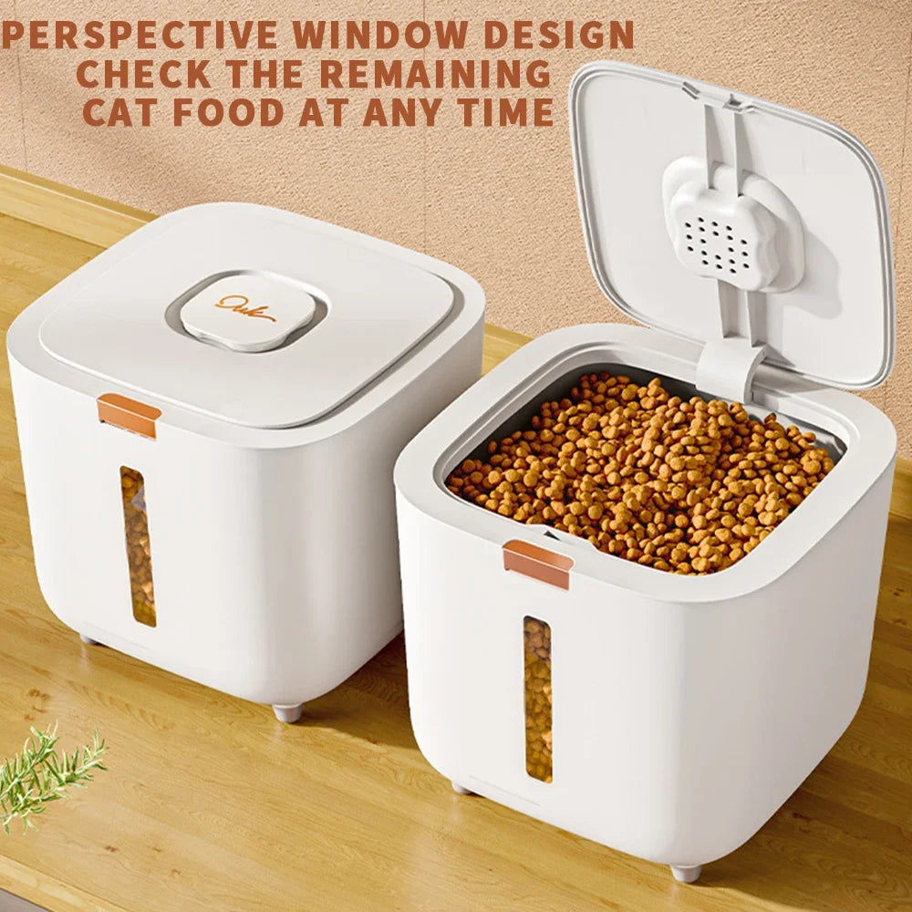 Pet Food Storage Barrel Airtight Moisture Proof Cat Dog Food Container