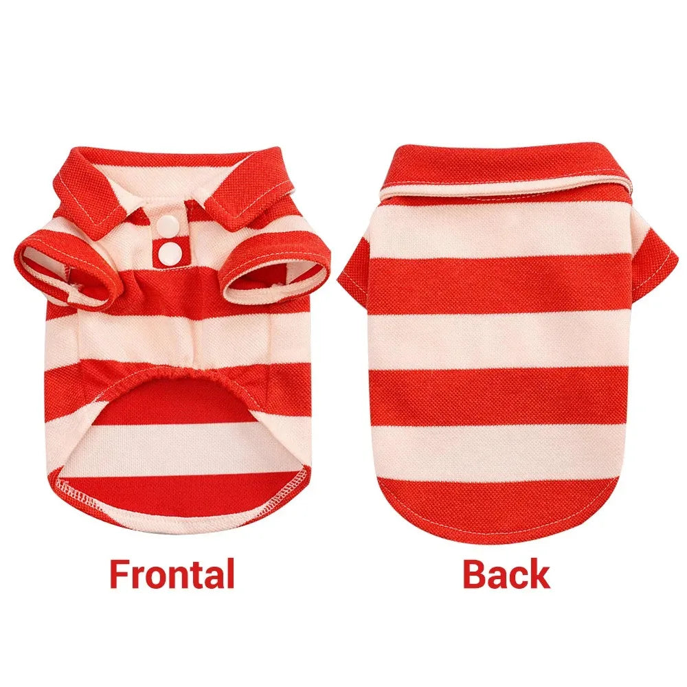 Pet Dog T-Shirt Summer – Casual Breathable Clothes for Small & Large Dogs and Cats