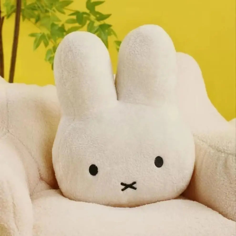 Miffy Black eyes Cute Doll Plush Toy Kawaii Bed Pillow