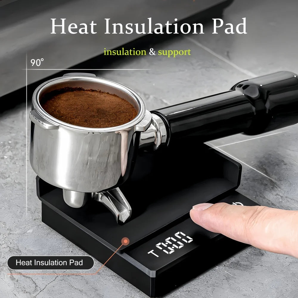 Mini Coffee Scale Smart Ratio USB Silicone Pad High Precision Digital
