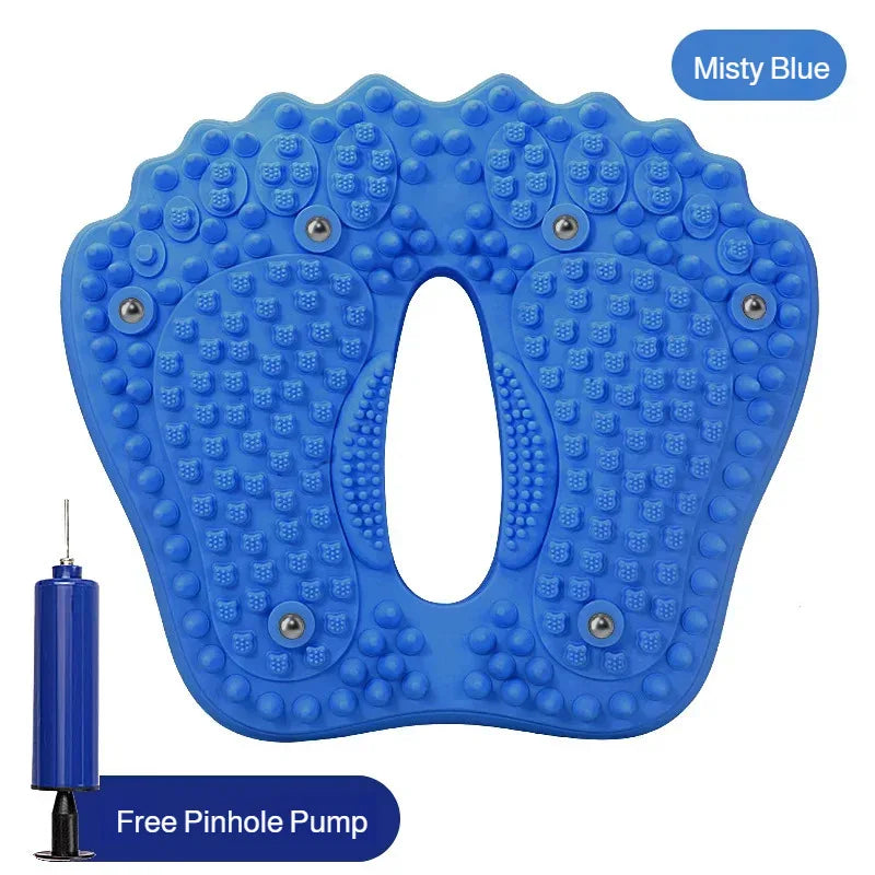 Acupressure Foot Massage Mat Inflatable Foot Massager Pad Reflexology Foot Pain Relief Fitness Massage Board